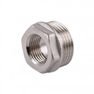 Футорка 1″х1/2″НВ никелированная NF533S OPTIMUM