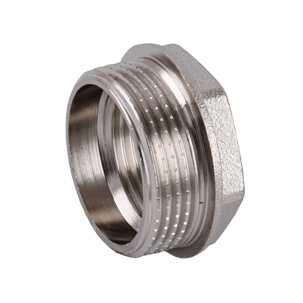 Футорка 1 1/4″х1″НВ никелированная NF653S OPTIMUM