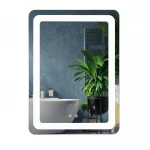 Зеркало UNIO MRR-04 SQR-RA-S/H 600 x 800 mm LED FL сенсором + подогрев