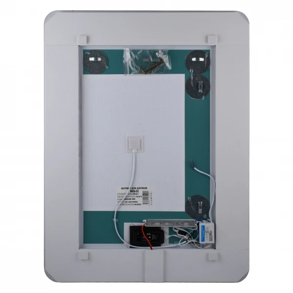Зеркало UNIO MRR-04 SQR-RA-S/H 600 x 800 mm LED FL сенсором + подогрев
