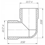 Угол 1/2″НН латунный LL332S OPTIMUM