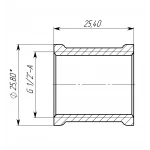 Муфта 1/2″ВВ латунная LM331S OPTIMUM