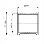 Муфта 3/4″ВВ латунная LM441S OPTIMUM