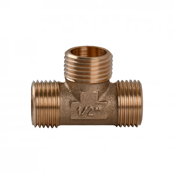 Тройник 1/2″ННН латунный LT332S OPTIMUM