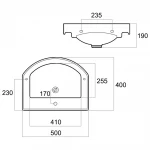 УМЫВАЛЬНИК DAISY 50 WB-DA-50