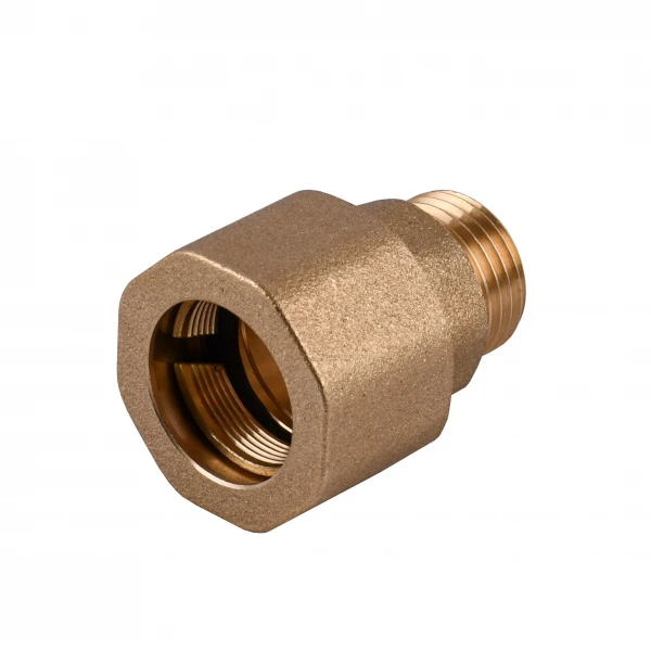 Соединение зажимное прямое для трубы Ø22мм 1/2″Н латунное LS332S OPTIMUM