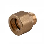 З'єднання зажимне пряме для труби Ø28мм 3/4″З латунне LS442S OPTIMUM
