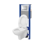 КОМПЛЕКТ С44: ІНСТ СИС-МА SYSTEM 40 MEХАН+ CERSANIA 414 з дюр сид LIFT+ кнопка змиву ENTER II хром