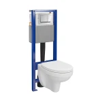 КОМПЛЕКТ С44: ІНСТ СИС-МА SYSTEM 40 MEХАН+ CERSANIA 414 з дюр сид LIFT+ кнопка змиву ENTER II хром