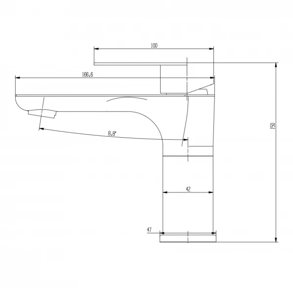 Смеситель для умывальника Globus Lux  Swiss SQW-101-304