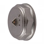 Заглушка 1 1/4″В никелированная под пломбу NC601P OPTIMUM