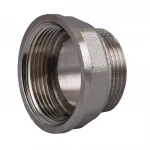 Редукционный переходник 1 1/2″х1 1/4″ВН никелированный восьмигранный NK763O OPTIMUM