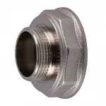 Редукционный переходник 2″х1 1/4″ВН никелированный восьмигранный NK863O OPTIMUM