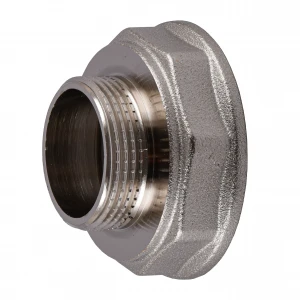 Редукционный переходник 2″х1 1/4″ВН никелированный восьмигранный NK863O OPTIMUM