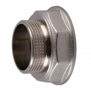 Редукционный переходник 2″х1 1/2″ВН никелированный восьмигранный NK873O OPTIMUM