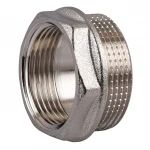 Футорка 1 1/2″х1 1/4″НВ никелированная NF763S OPTIMUM