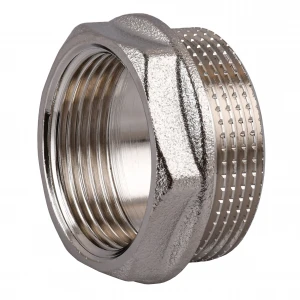 Футорка 1 1/2″х1 1/4″НВ никелированная NF763S OPTIMUM