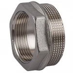 Футорка 2″х1 1/2″НН никелированная NF873S OPTIMUM