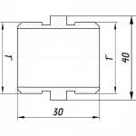 Ниппель 1″НН нержавеющий SN552S OPTIMUM
