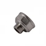 Редукционный переходник 1/2″х1/4″ВЗ никелированный восьмигранный NK313O OPTIMUM