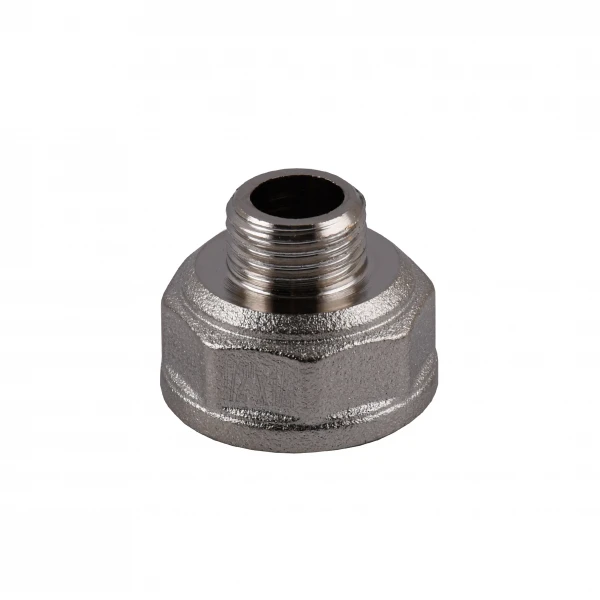 Редукционный переходник 1/2″х1/4″ВЗ никелированный восьмигранный NK313O OPTIMUM