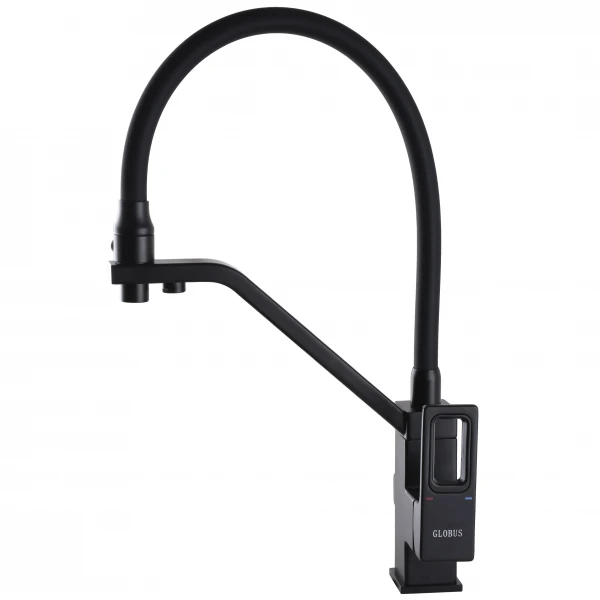 Смеситель для кухни под осмос Globus Lux PIANO GLPN-0900-10-BB
