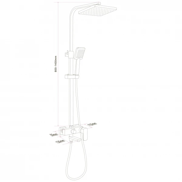 Душова система Globus Lux ALFA GLAL-1007