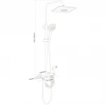 Душевая система Globus Lux BETTA  GLBE-2002