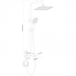 Душевая система Globus Lux TURIN  GLTU-0550