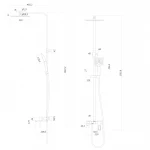 Душевая система Globus Lux PIANO GLPN-0077