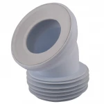 Коліно OPTIMUM для унітазу 45 ° D115 пластик з ущільненням OPTI 30515/147