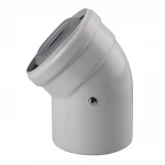 Колено 45 градусов, d=60/100 mm CE.30 C Конденсационное