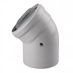 Колено 45 градусов, d=60/100 mm CE.30 C Конденсационное