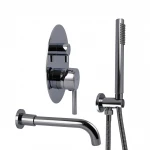 Смеситель для ванны встроенный Globus Lux LAZER Pro  GLPR-202-00-SMART