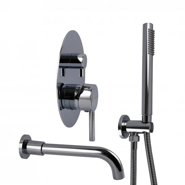 Смеситель для ванны встроенный Globus Lux LAZER Pro  GLPR-202-00-SMART