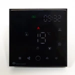 Термостат квадратный сенсорный черный LED 1 канал AC220V Wi-Fi /MC-FB-B-WF MYCOND/