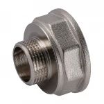 Переходник редукционный 1 1/4″ х 3/4″ ВН никелированный восьмигранный NK643O OPTIMUM