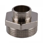 Ниппель редукционный 1 1/4″х 3/4″НН никелированный NN642S OPTIMUM