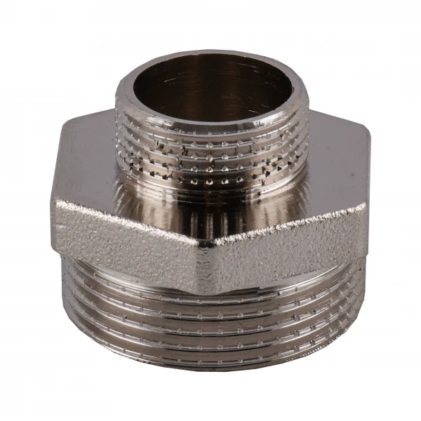 Ниппель редукционный 1 1/4″х 3/4″НН никелированный NN642S OPTIMUM