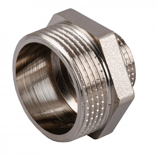 Ниппель редукционный 1 1/4″х 3/4″НН никелированный NN642S OPTIMUM