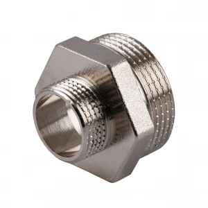 Ниппель редукционный 1 1/4″х 3/4″НН никелированный NN642S OPTIMUM