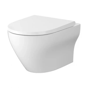 CET С201 ПОДВЕСНОЙ УНИТАЗ ОВАЛЬНЫЙ LARGA PRO VORTEX С ДЮРОПЛАСТОВЫМ СИДЕНИЕМ SLIM CET С201 ПОДВЕСНОЙ УНИТАЗ ОВАЛЬНЫЙ LARGA PRO VORTEX С ДЮРОПЛАСТОВЫМ СИДЕНИЕМ SLIM