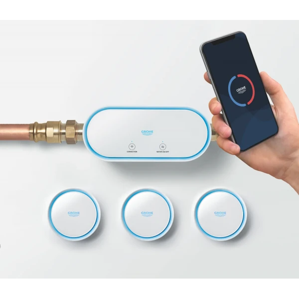 Інтелектуальний контролер води з 3-ма датчиками Grohe Sense Guard (22502LN1)