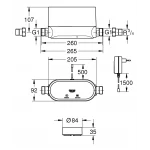 Інтелектуальний контролер води з 3-ма датчиками Grohe Sense Guard (22502LN1)