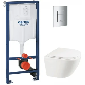 Комплект Grohe Set Унитаз ELLIPSE-0301-T3 + Инсталляция 38536001 + панель 38732000 (38536001ELLIPS0301T3)
