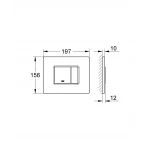 Комплект Grohe Set Унитаз QUADRO-0301-T3 + Инсталляция 38536001 + панель 38732000 (38536001QUADRO0301T3)