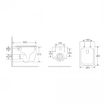 Комплект Grohe Set Унитаз DIVERSE-0301-T1 + Инсталляция Grohe Rapid SL 38772001 (38772001DIVERS0301T1)