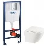 Комплект Grohe Set Унитаз ELLIPSE-0301-R+ Инсталляция Grohe Rapid SL 38772001 (38772001ELLIPS0301R)