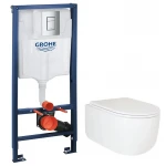 Комплект Grohe Set Унитаз TOPPER-0302-T3+ Инсталляция Grohe Rapid SL 38772001 (38772001TOPPER0302T3)