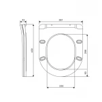 Комплект Grohe Set Унитаз ELLIPSE-0305-T3 + Инсталляция UA388400WG + панель 38732000 (388400WGELLIPS0305T3)